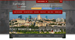 Desktop Screenshot of fortworthchamber.com